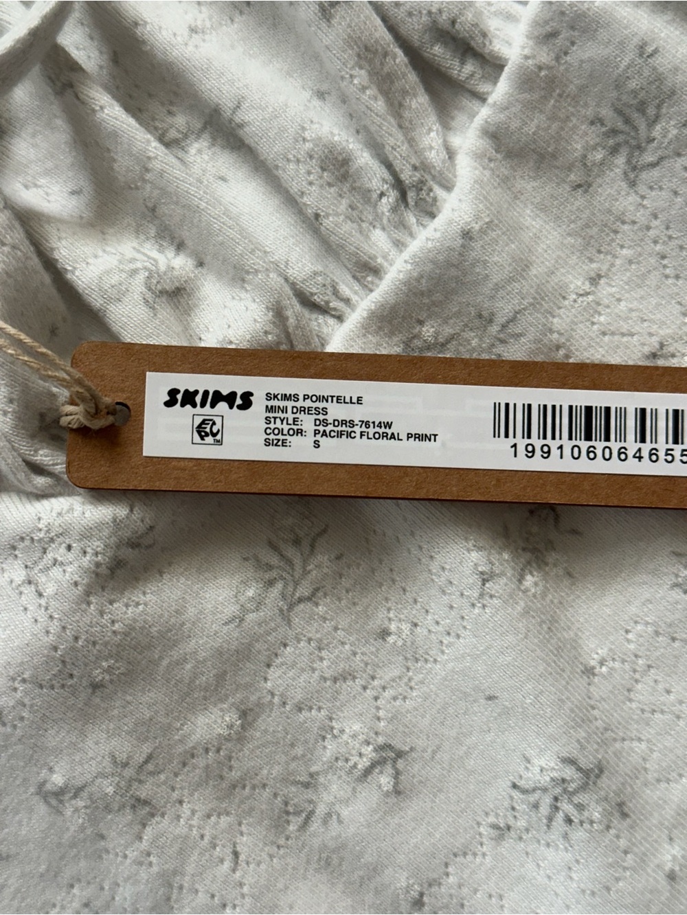 SKIMS Pointelle Mini Dress NWT - Picture 2 of 2